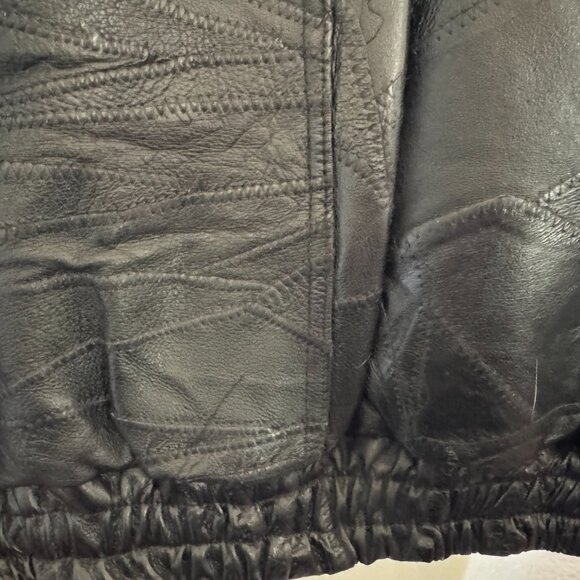 D-Day Anniversary Genuine Leather Bomber Jacket - Picture 5 of 7